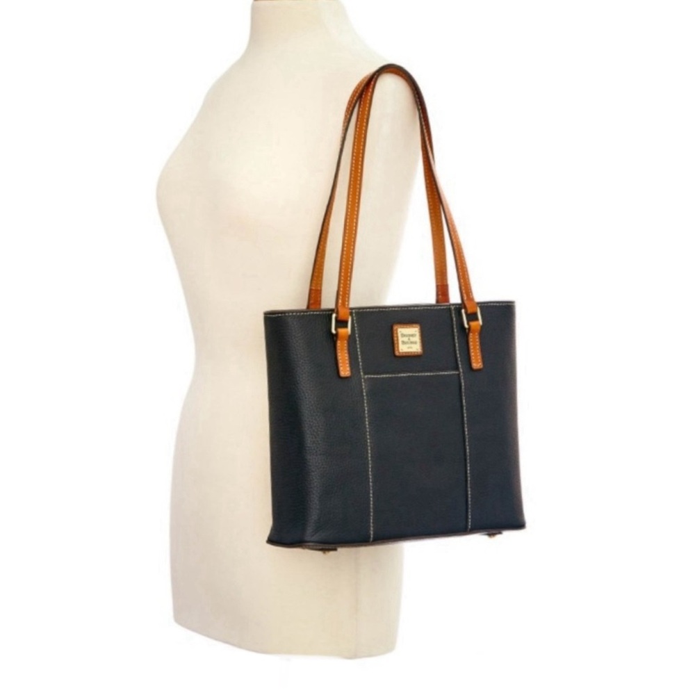 Dooney & Bourke Black and Brown Tote - Picture 15 of 16